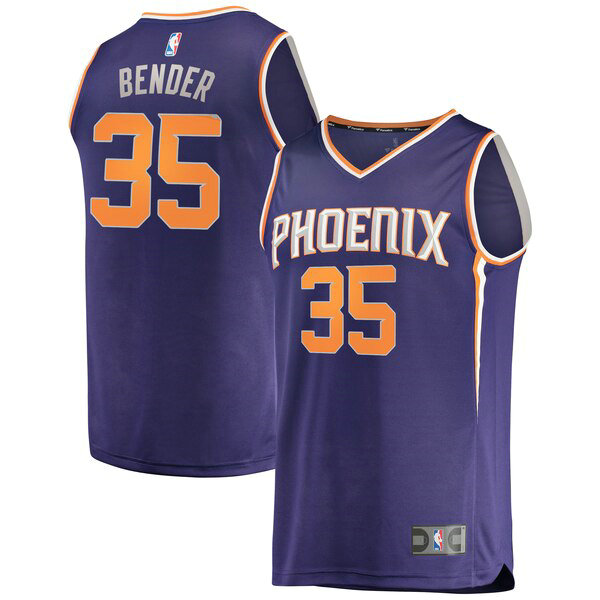 Maillot nba Phoenix Suns Icon Edition Homme Dragan Bender 35 Pourpre